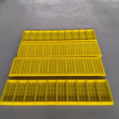 WS 85 لوحة شاشة PU 12' × 24' نظام لوحة بوليوريثين وحدات للشاشة الاهتزاز