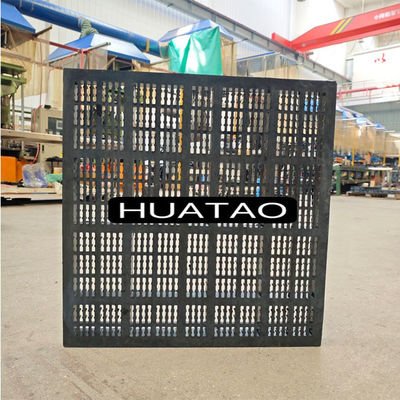 25*6mm Mesto الموثوقة المطاطية شاشة شاشة الشفرة لوحة الشفرة لاستخدام التعدين شاشات الاهتزاز