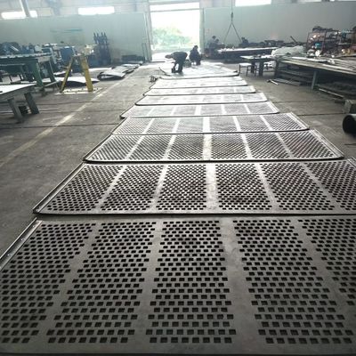 شاشة اهتزاز التعدين 60 * 20mm ألواح شاشة المطاط عالية الأداء