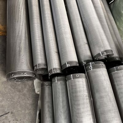 شاشة جروميت SS316 بحواف مطوية لفاصلات Rotex