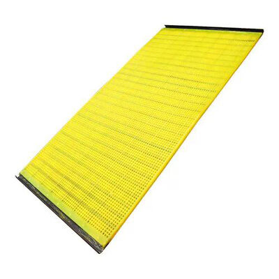 ألواح غربال من البولي يوريثين المقاومة للتآكل WS 85 مقاس 600 × 600 مم، درزة 0.3 مم لمعالجة مناجم النحاس