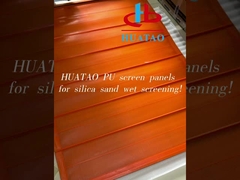 فحص الرمال السيليكية الرطبة